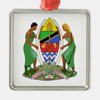 Ornamento De Metal Bandeira da Tanzânia