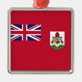 Ornamento De Metal Bandeira das Bermudas (Bermudiano) (Ilhas Caribes)