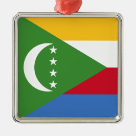 Ornamento De Metal Bandeira das Comores