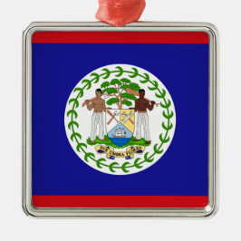 Ornamento De Metal Bandeira de Belize