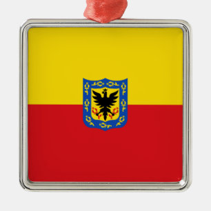 Ornamento De Metal Bandeira de Bogotá (capital da Colômbia)