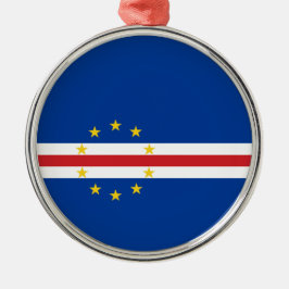 Ornamento De Metal Bandeira de Cabo Verde (Cabo Verde)