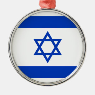 Ornamento De Metal Bandeira de Israel
