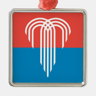 Ornamento De Metal Bandeira de Kansas City (Missouri)