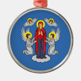Ornamento De Metal Bandeira de Minsk (Bielorrússia)