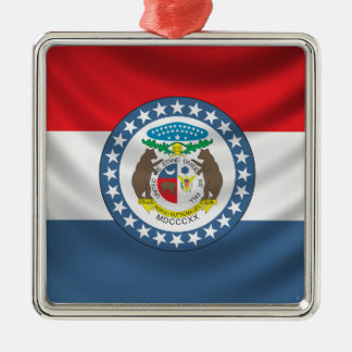 Ornamento De Metal Bandeira de Missouri