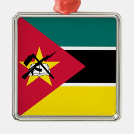 Ornamento De Metal Bandeira de Moçambique (Bandeira Nacional)