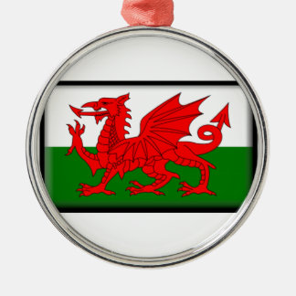 Ornamento De Metal Bandeira de Wales