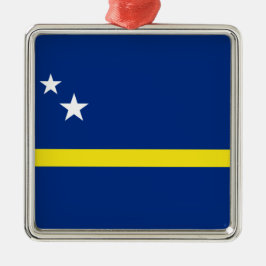 Ornamento De Metal Bandeira do Curaçau