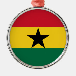 Ornamento De Metal Bandeira do Gana