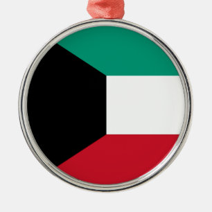Ornamento De Metal Bandeira do Kuwait