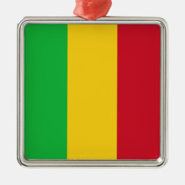 Ornamento De Metal Bandeira do Mali (Mali, África)
