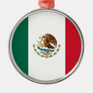 Ornamento De Metal Bandeira do México