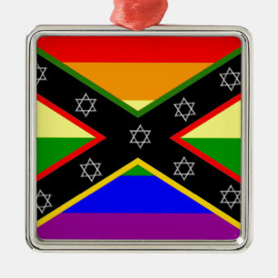 Ornamento De Metal Bandeira do Orgulho