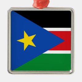 Ornamento De Metal Bandeira do Sudão do Sul (África)