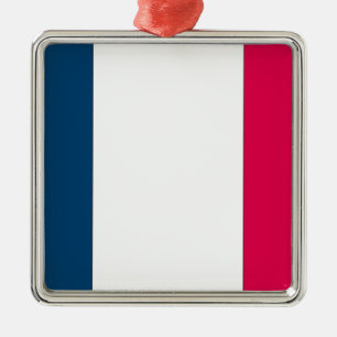Ornamento De Metal Bandeira francesa