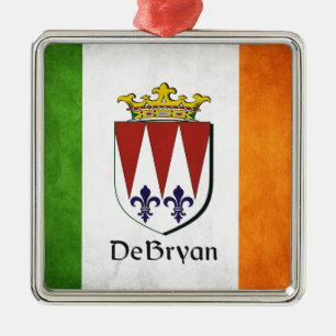 Ornamento De Metal Bandeira irlandesa DeBryan