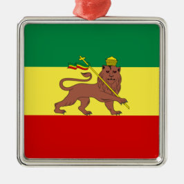 Ornamento De Metal Bandeira Rastafari (Rastafarianismo) (rasta)