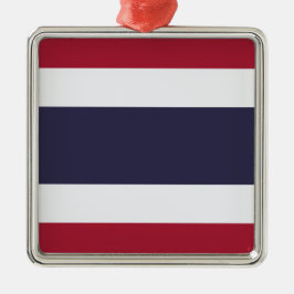 Ornamento De Metal Bandeira Tailandesa (Tailândia)