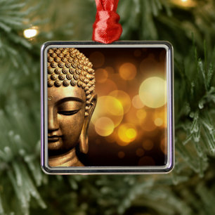 Ornamento De Metal Bangkok, Tailândia Buda Dourado