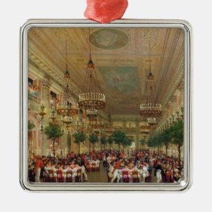 Ornamento De Metal Banquete no Tuileries para comemorar