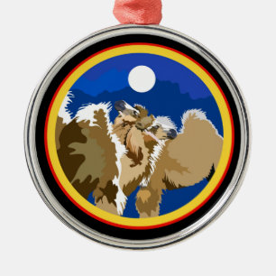 Ornamento De Metal Baraka e Sim!