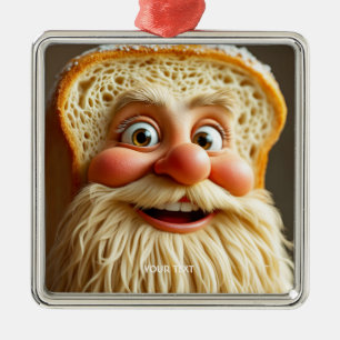 Ornamento De Metal Barba de Pão de Pão Bonita Fantasy