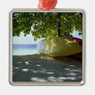 Ornamento De Metal Barco