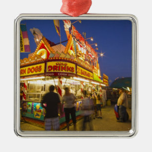Ornamento De Metal Barraca de comida na Northwest Montana Fair em