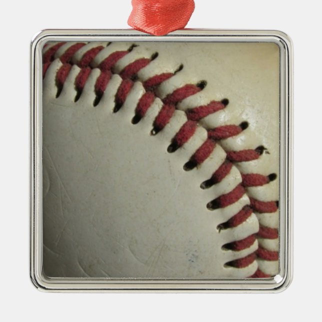 Ornamento De Metal Baseball (Frente)