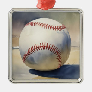 Ornamento De Metal Baseball Inspiron