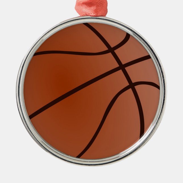 Ornamento De Metal Basquete (Frente)