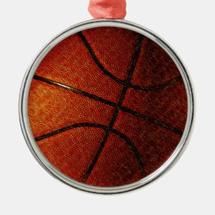 Ornamento De Metal Basquete
