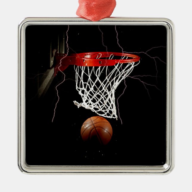 Ornamento De Metal Basquete (Frente)