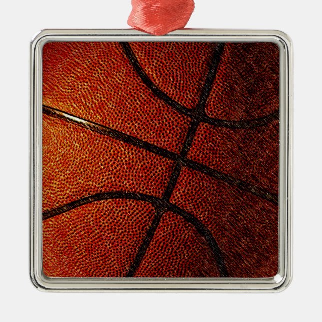 Ornamento De Metal Basquete (Frente)