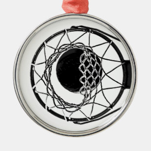 Ornamento De Metal Basquete de pop