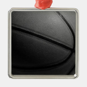 Ornamento De Metal Basquete preto e branco
