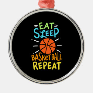 Ornamento De Metal Basquete - Repetição de Basquete no Sono