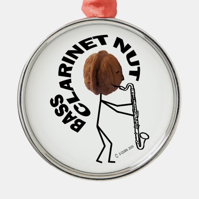 Ornamento De Metal Bass Clarinet Nut (Frente)