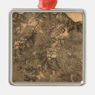 Ornamento De Metal Batalha da região selvagem - guerra civil