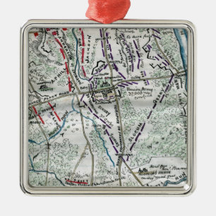 Ornamento De Metal Batalha de Chancellorsville 2