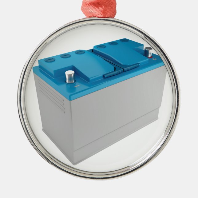 Ornamento De Metal Bateria de carro (Frente)