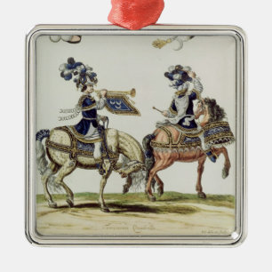 Ornamento De Metal Baterista e trompetista turcos