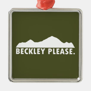 Ornamento De Metal Beckley West Virginia, por favor