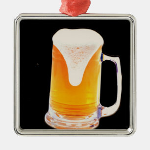 Ornamento De Metal Beer Mug