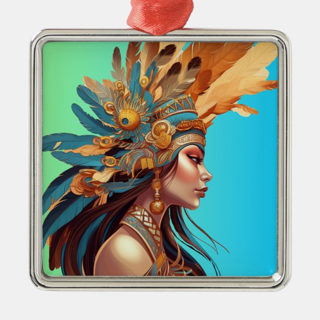 ORNAMENTO DE METAL BELEZA NATIVA #1 (Frente)