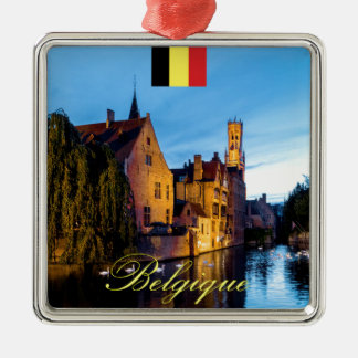 Ornamento De Metal Belga Medieval Bruges - Foto Pro