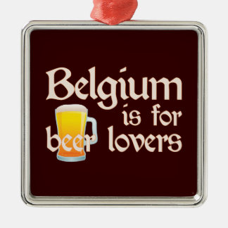 Ornamento De Metal Bélgica é para amantes da cerveja