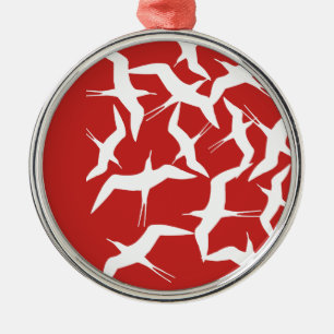 Ornamento De Metal Belo Produto de Padrão de Aves Voadoras