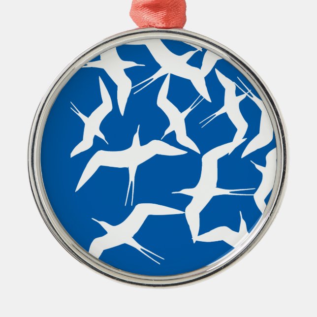 Ornamento De Metal Belo Produto de Padrão de Aves Voadoras (Frente)